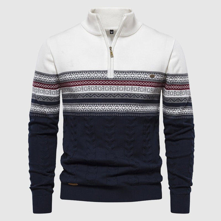 Frostmark Men's Half Zip Sweater