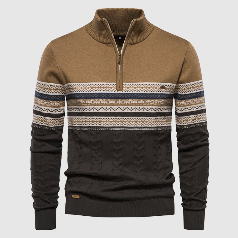Frostmark Men's Half Zip Sweater