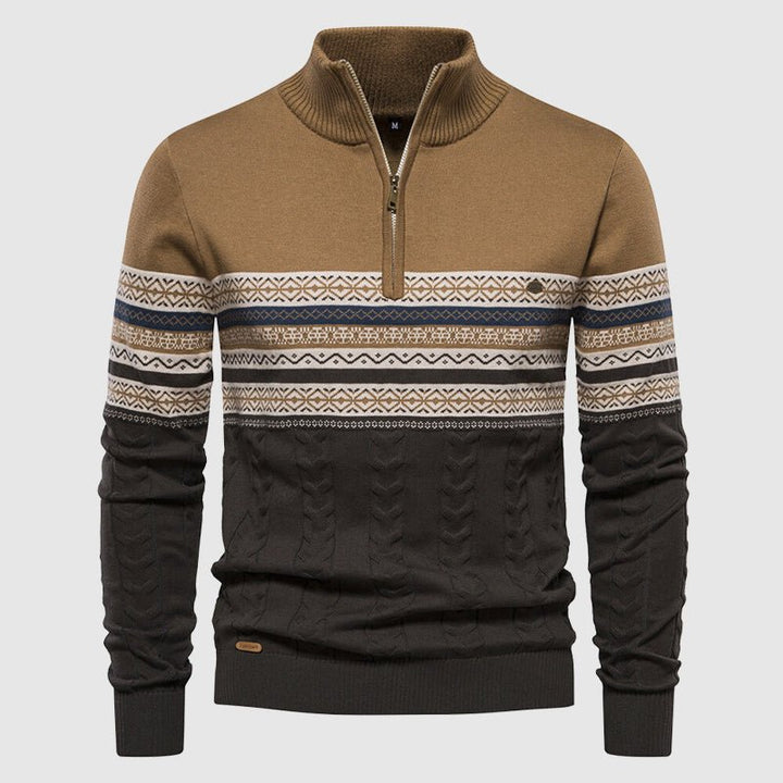 Frostmark Men's Half Zip Sweater