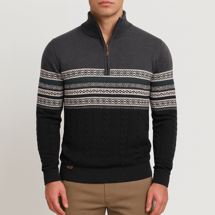 Frostmark Men's Half Zip Sweater