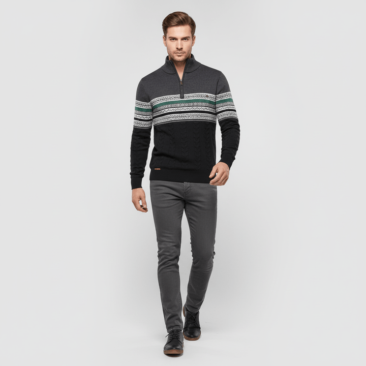 Frostmark Men's Half Zip Sweater