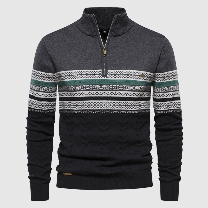 Frostmark Men's Half Zip Sweater