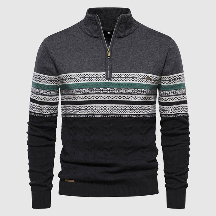 Frostmark Men's Half Zip Sweater
