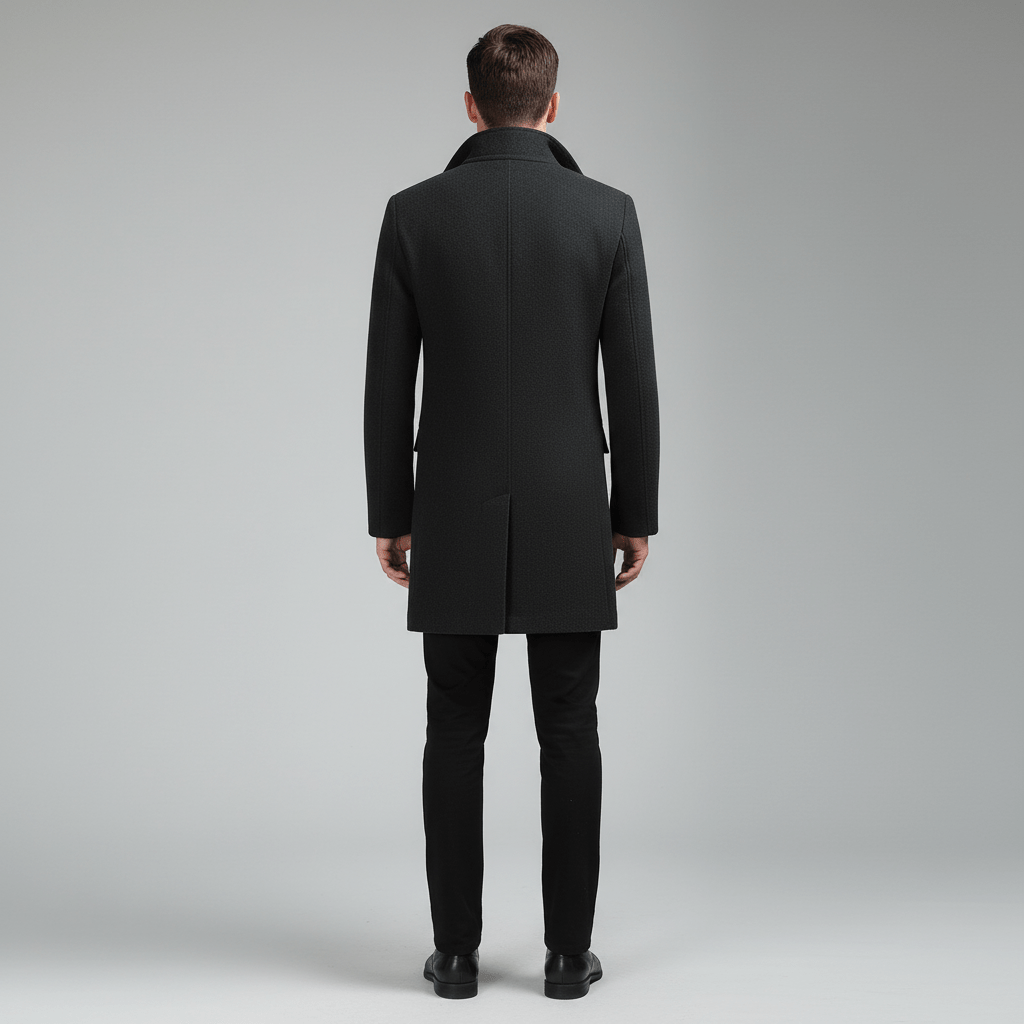 Gravari Classic Men's Wool Overcoat
