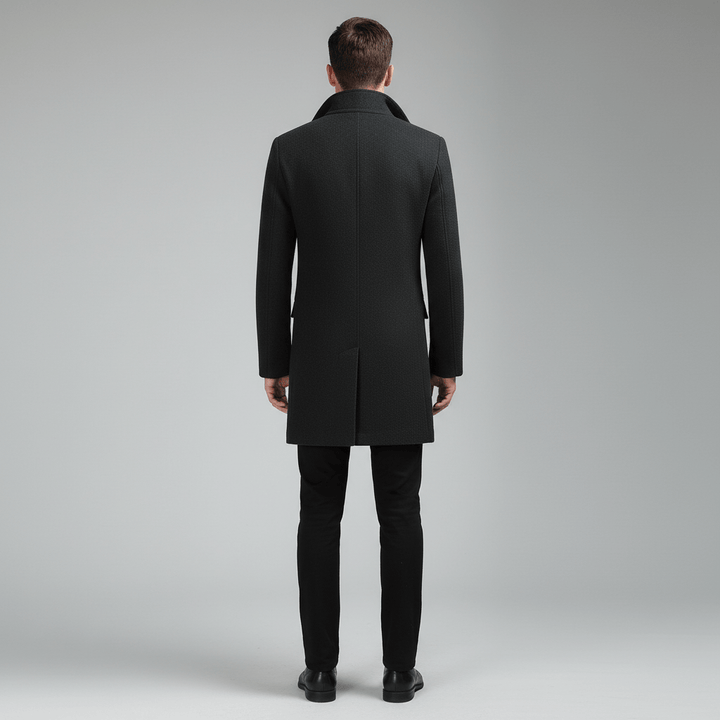 Gravari Classic Men's Wool Overcoat