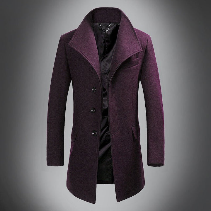 Gravari Classic Men's Wool Overcoat
