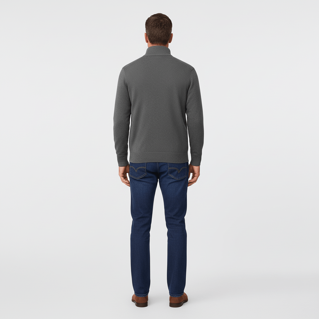 Greyson Men's Quarter Zip Knit Sweater