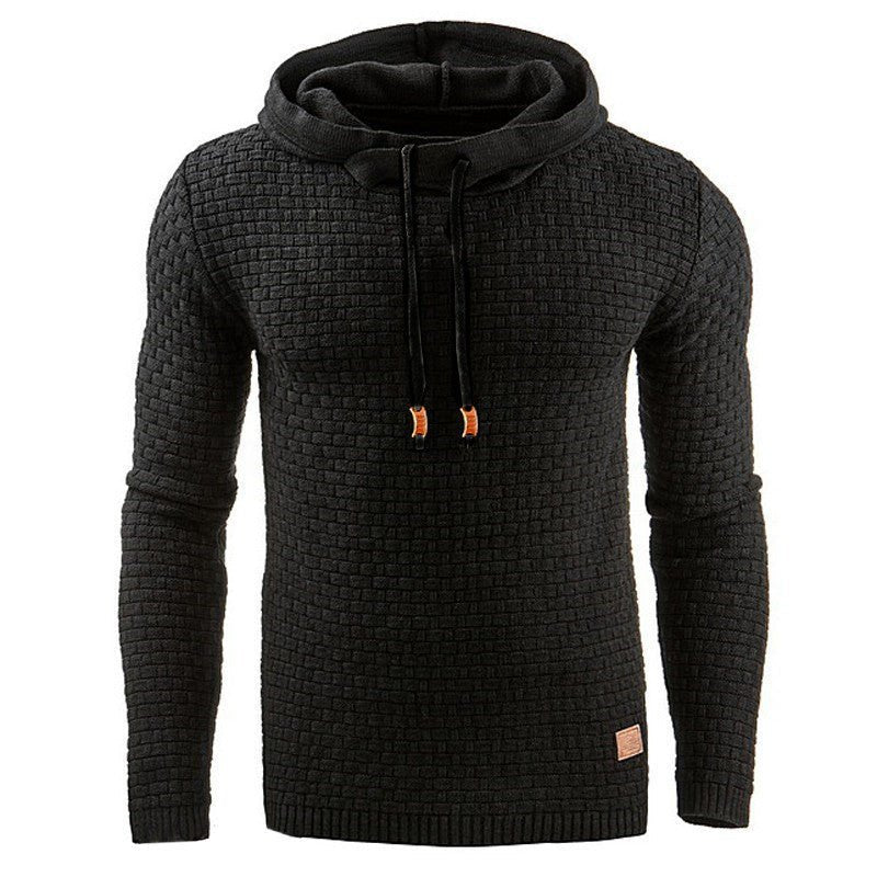 Gridline Textured Hoodie
