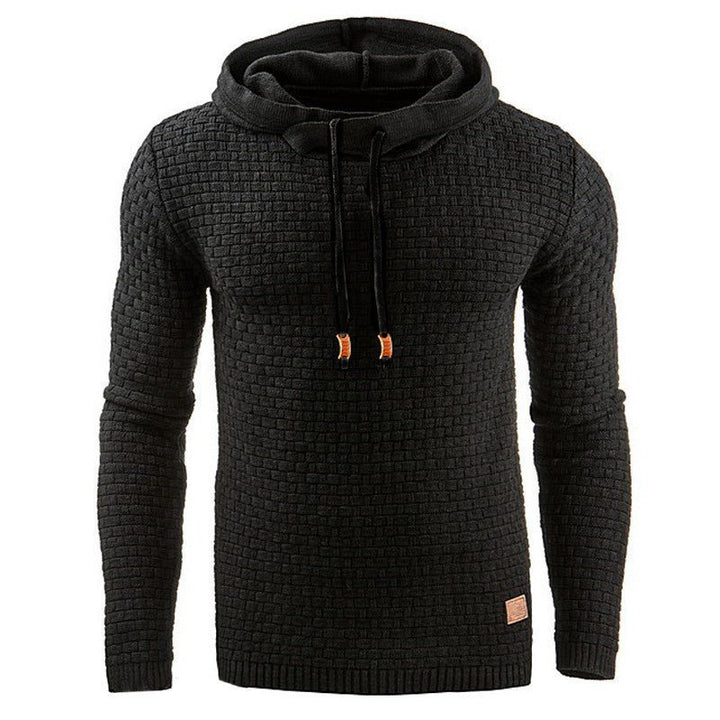 Gridline Textured Hoodie