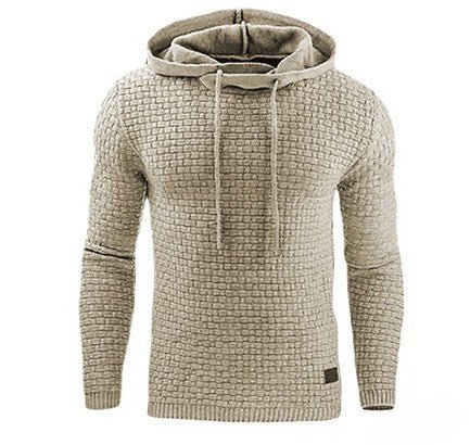 Gridline Textured Hoodie