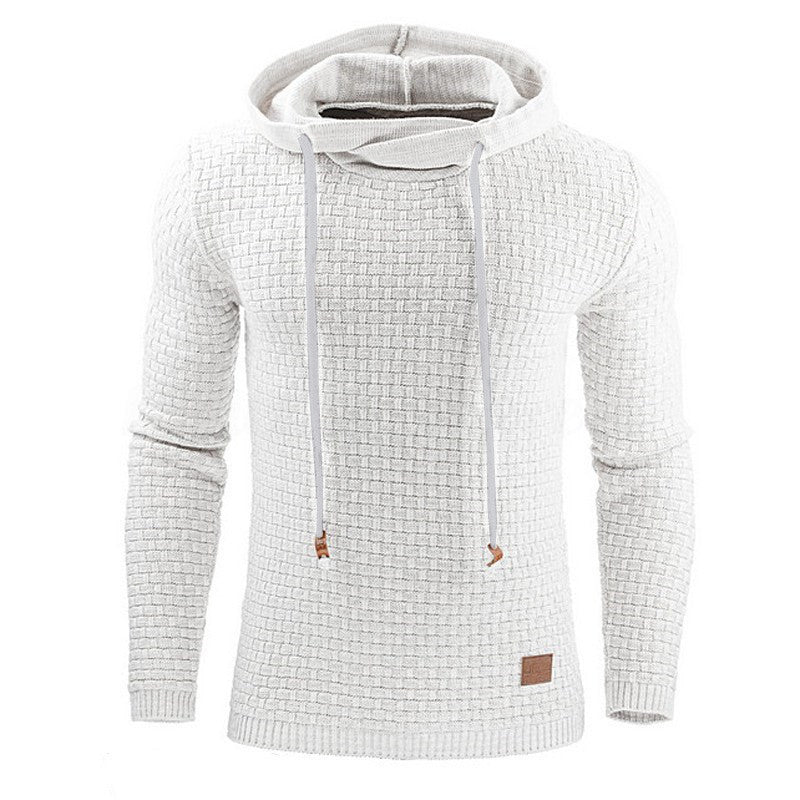 Gridline Textured Hoodie