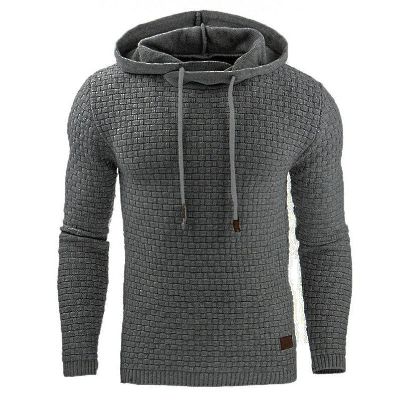 Gridline Textured Hoodie