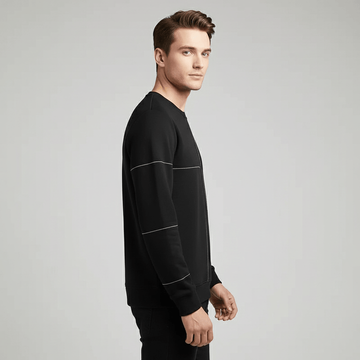 Halric Men's Structured Stitch Sweatshirt | Pullover