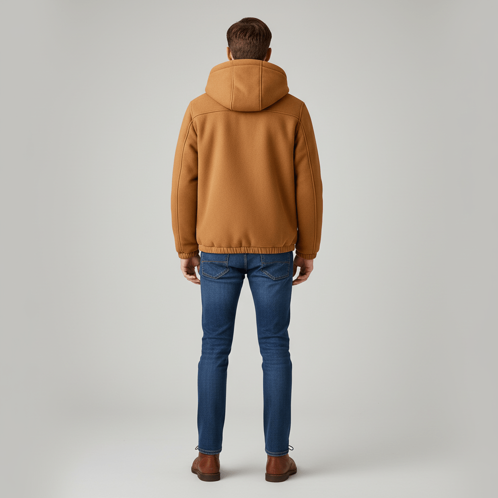 Halric Men’s Zip Up Fleece Hoodie | Winter