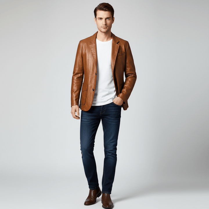 Hawthorne Men’s Leather Sport Jacket | Winter