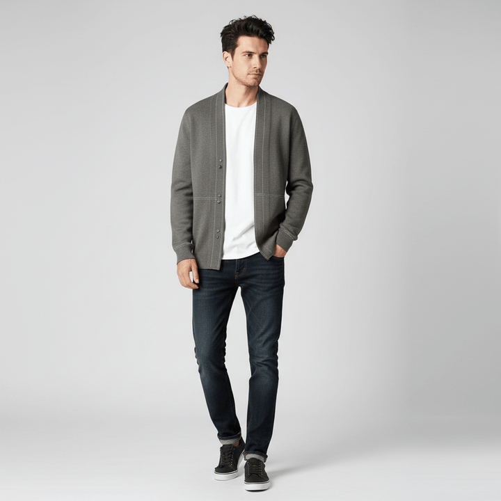 Kaze Men's Everyday Wool Cardigan