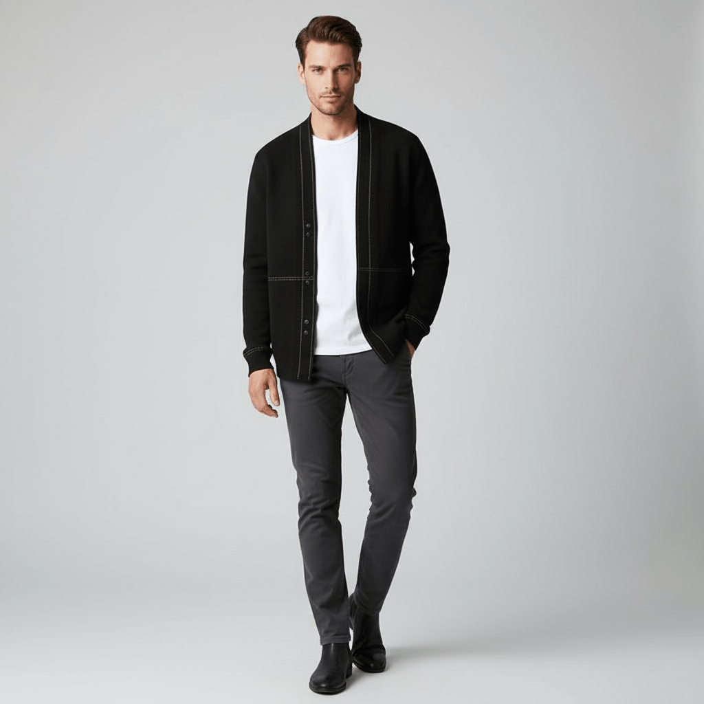 Kaze Men's Everyday Wool Cardigan