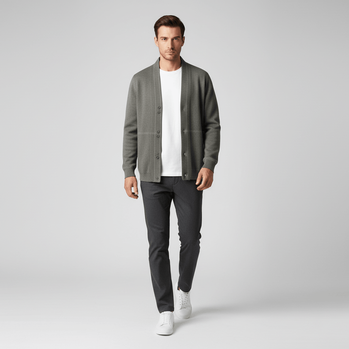 Kaze Men's Everyday Wool Cardigan