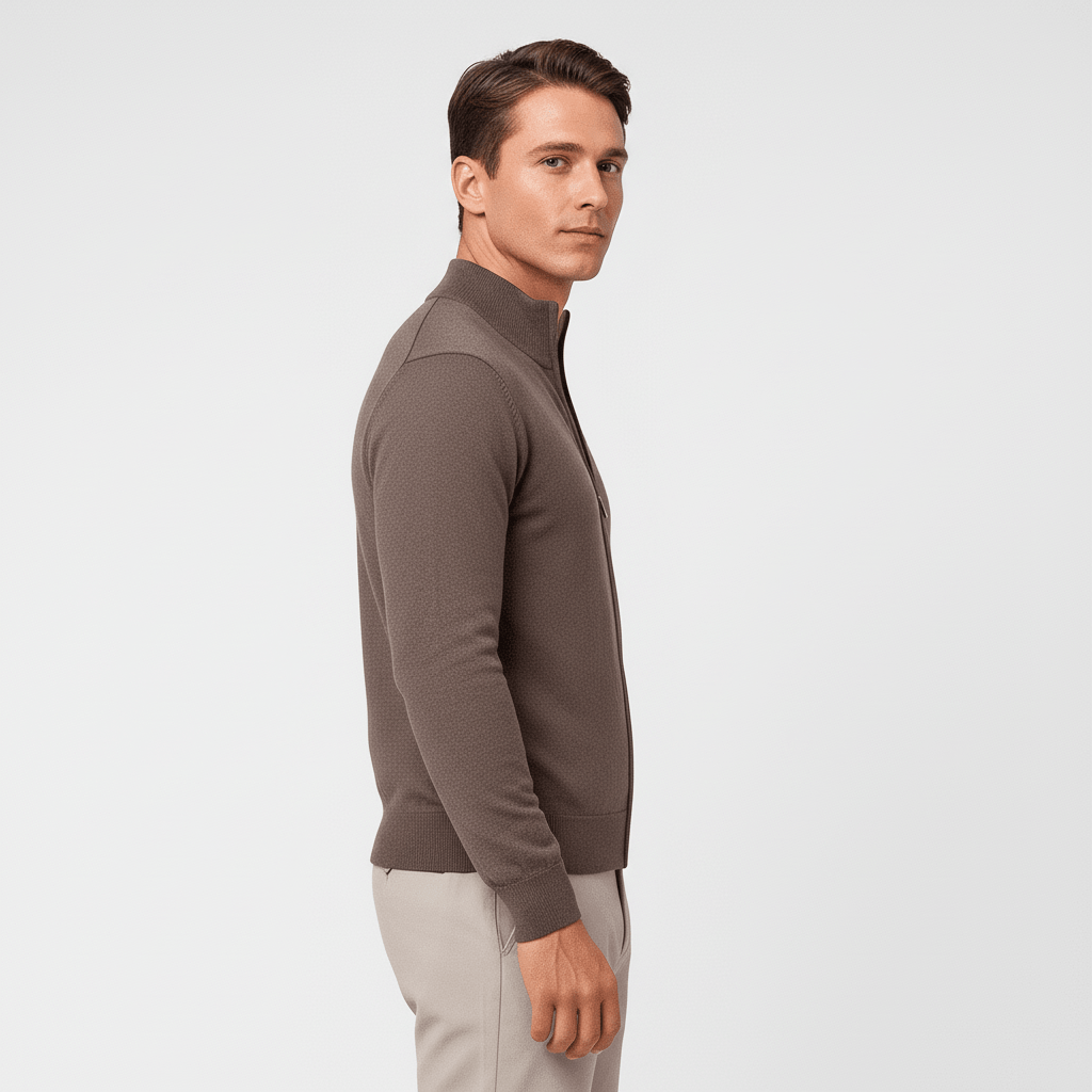 Kellan Men's Knit Zip-Up Sweater