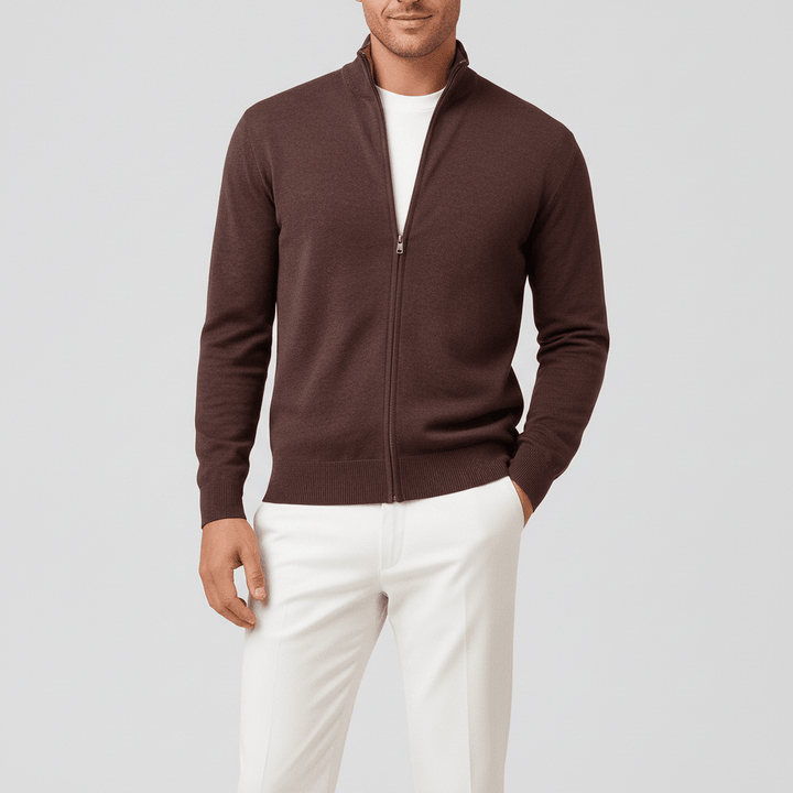 Kellan Men's Knit Zip-Up Sweater