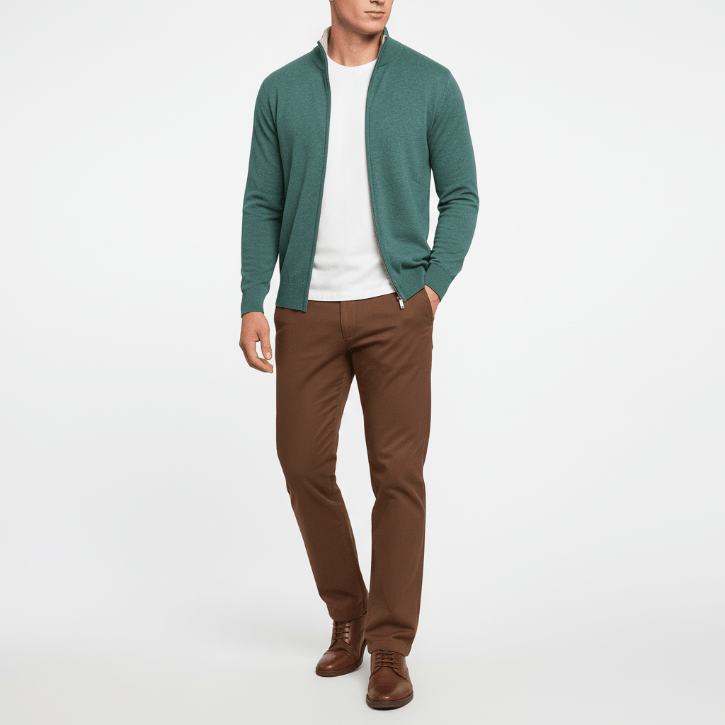 Kellan Men's Knit Zip-Up Sweater