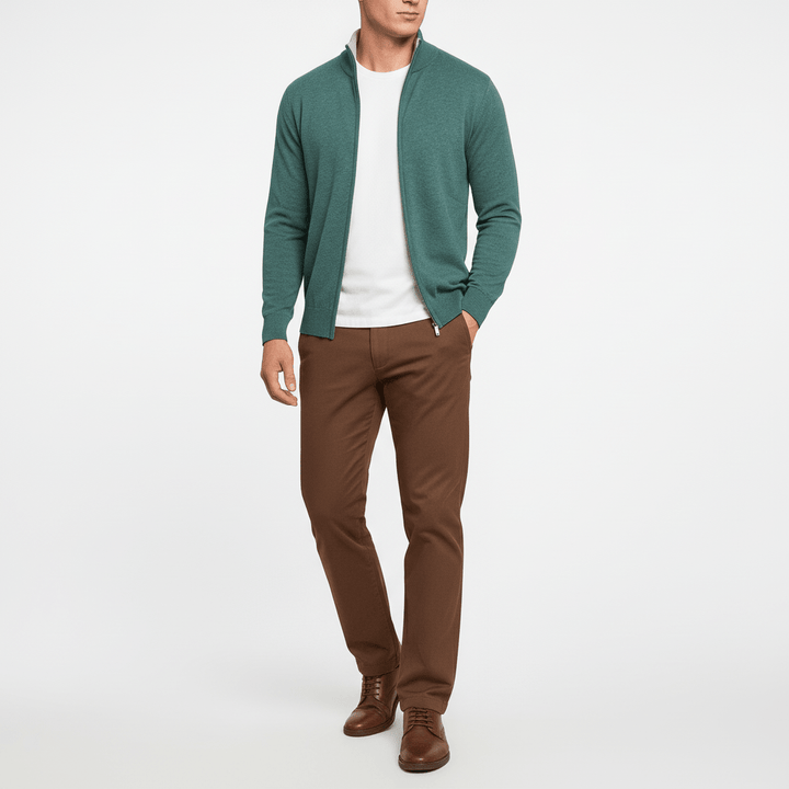 Kellan Men's Knit Zip-Up Sweater