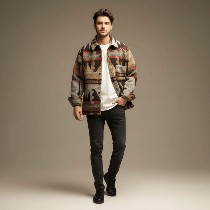 Lurden Men’s Southwestern Knit Sweater | Winter