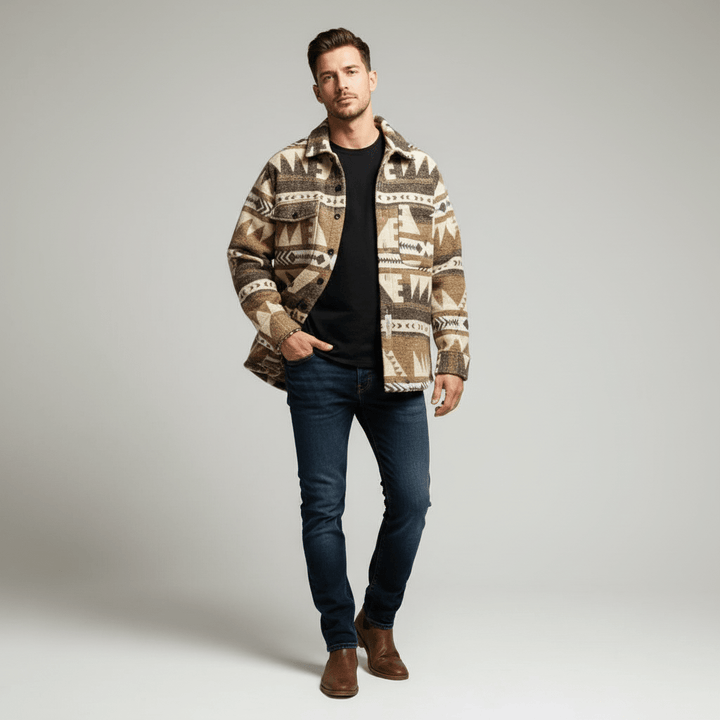 Lurden Men’s Southwestern Knit Sweater | Winter