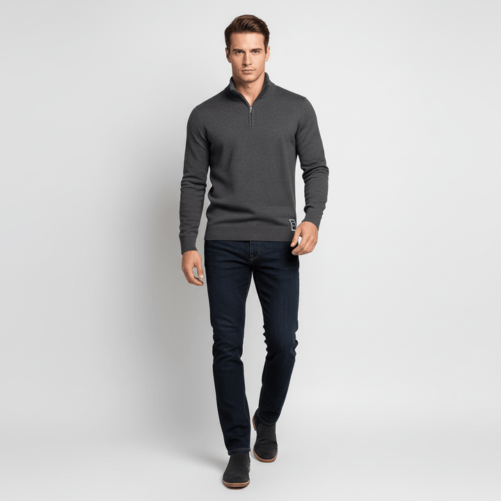 Marven Men’s Classic Quarter Zip Sweater | Winter