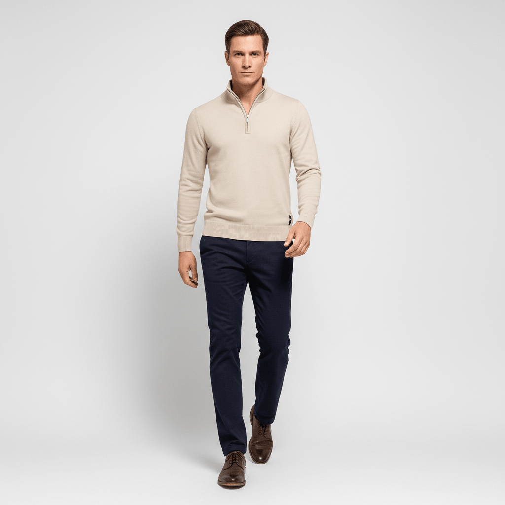 Marven Men’s Classic Quarter Zip Sweater | Winter