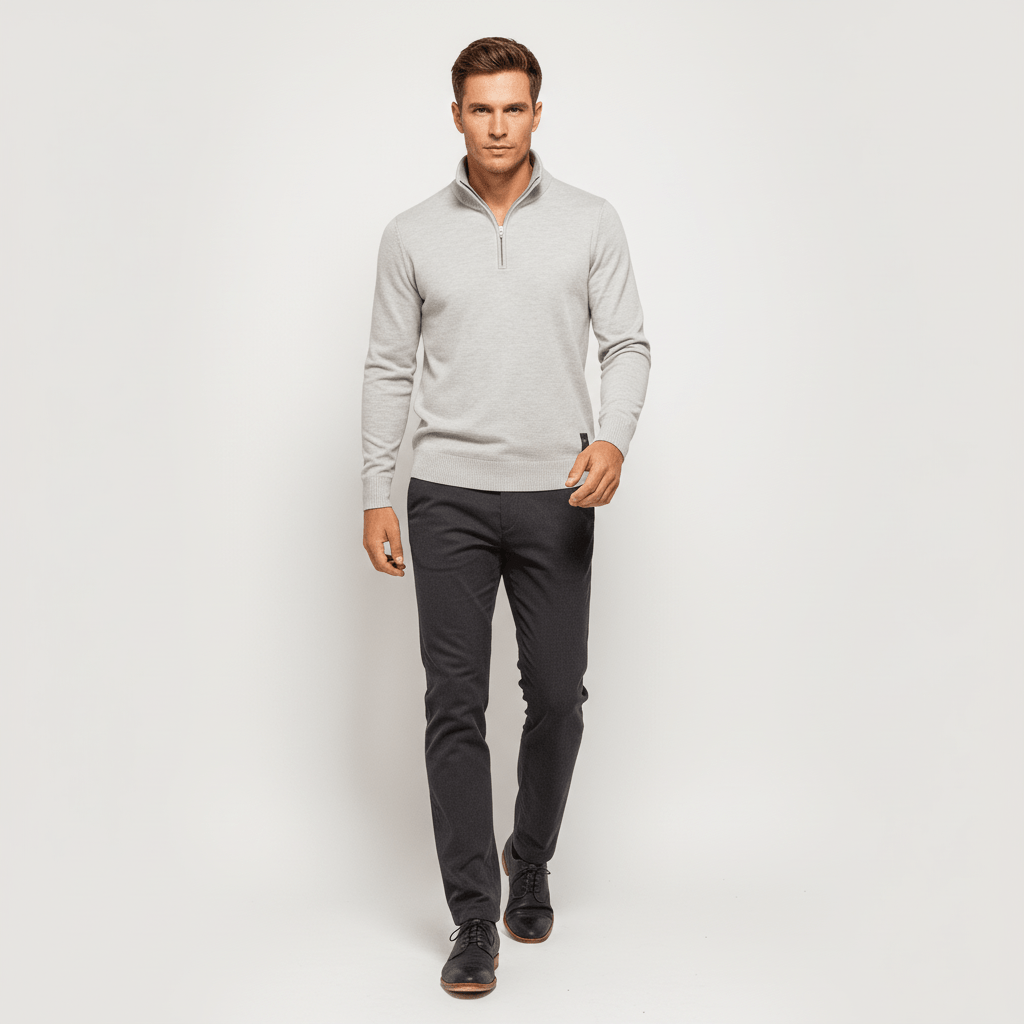 Marven Men’s Classic Quarter Zip Sweater | Winter