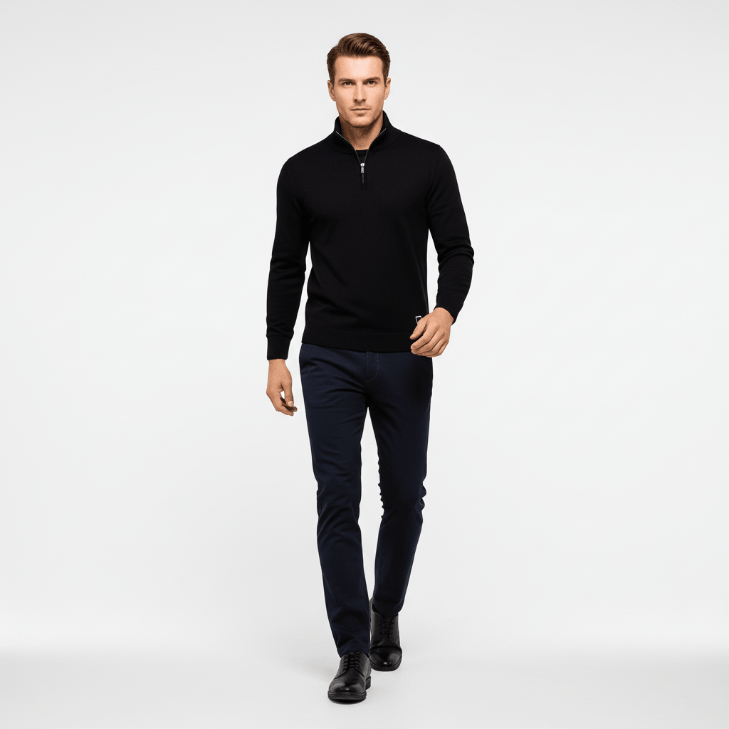 Marven Men’s Classic Quarter Zip Sweater | Winter
