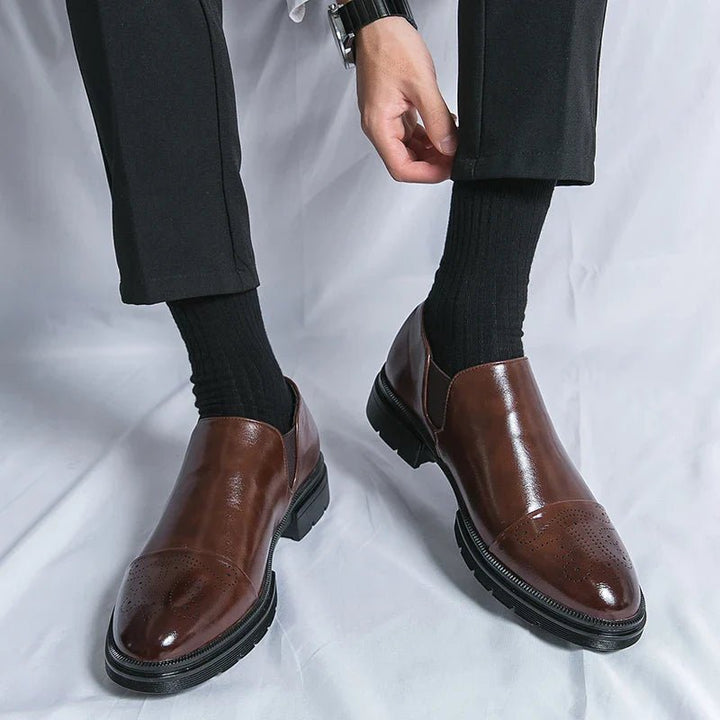 Midnight Regent Leather Dress Shoes