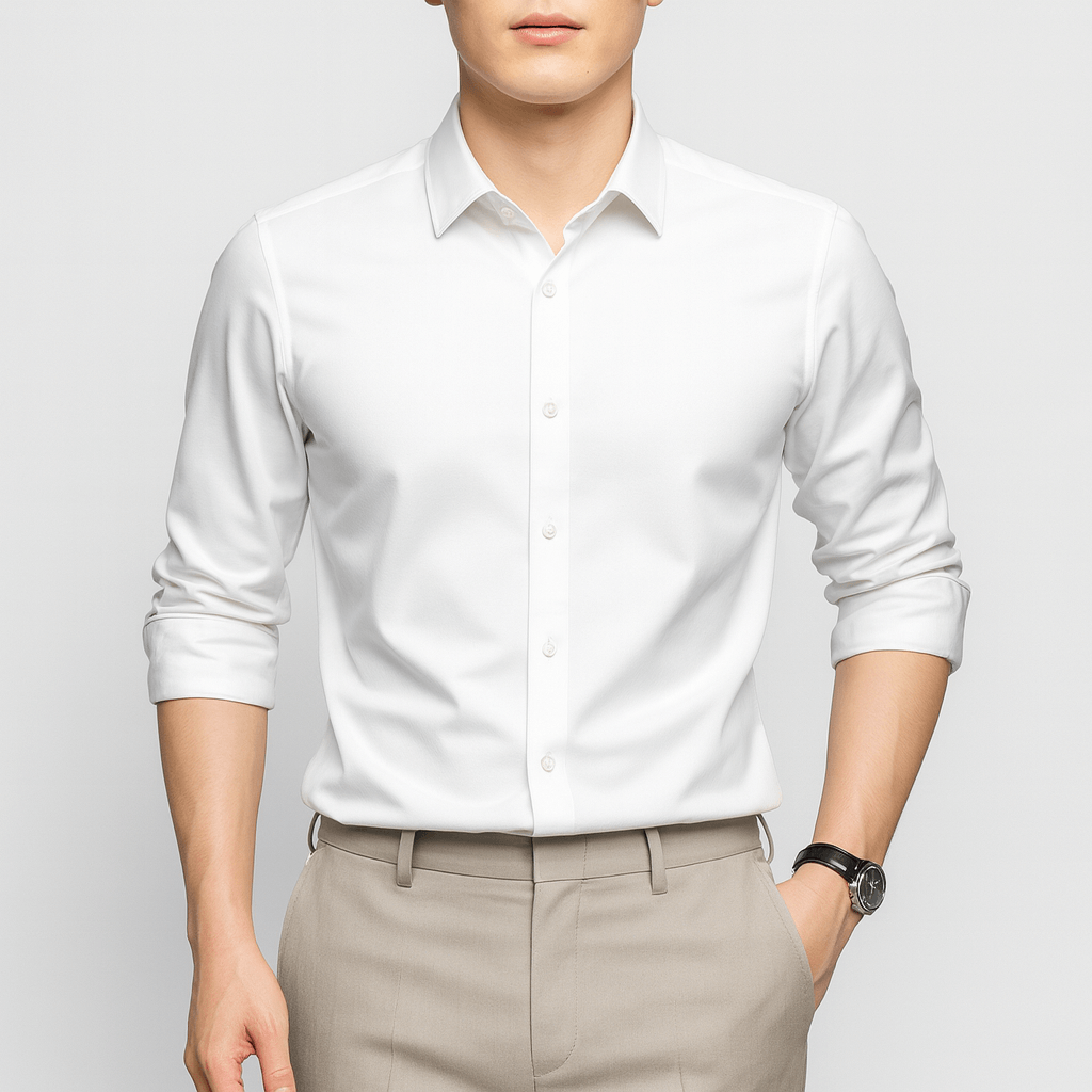 Monarc Men's Slim Fit Button Up Dress Shirt
