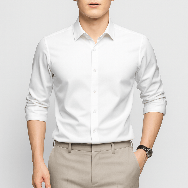Monarc Men's Slim Fit Button Up Dress Shirt
