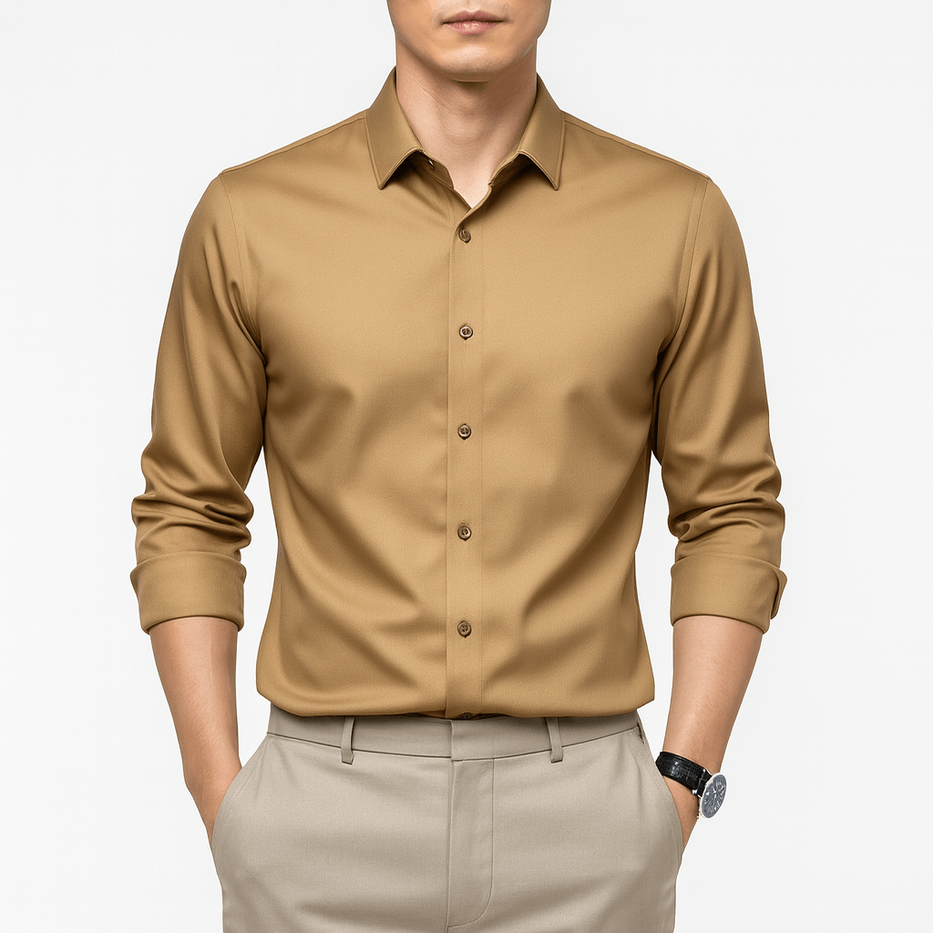 Monarc Men's Slim Fit Button Up Dress Shirt