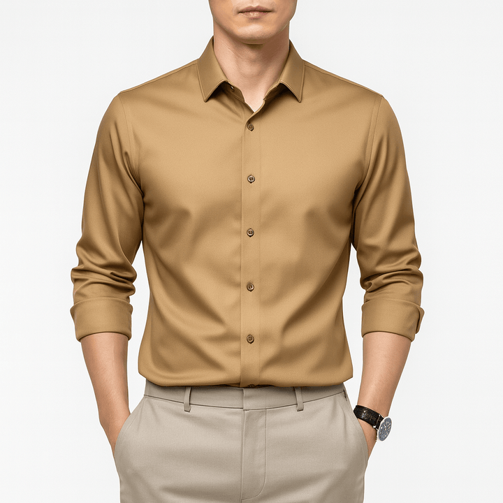 Monarc Men's Slim Fit Button Up Dress Shirt