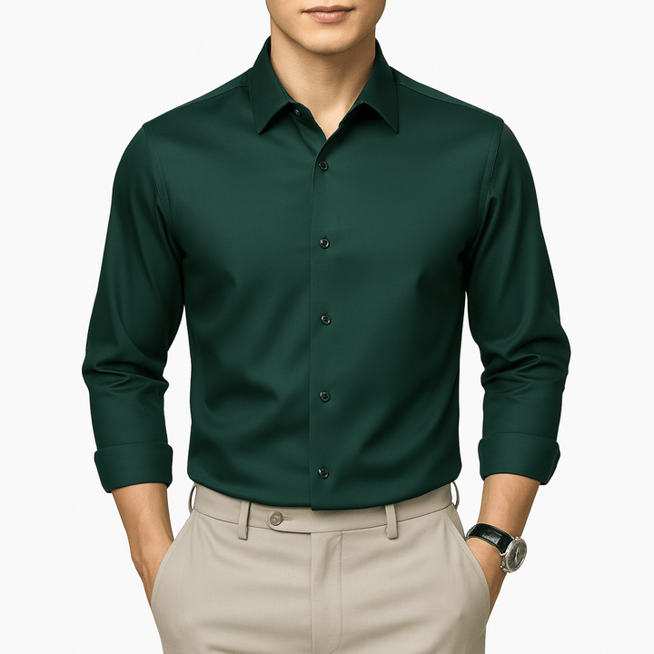 Monarc Men's Slim Fit Button Up Dress Shirt