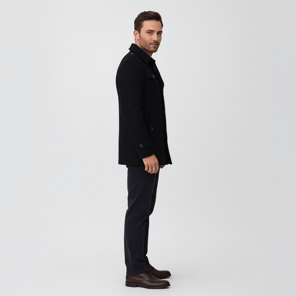 Montclair Men's Mid Length Trench Coat