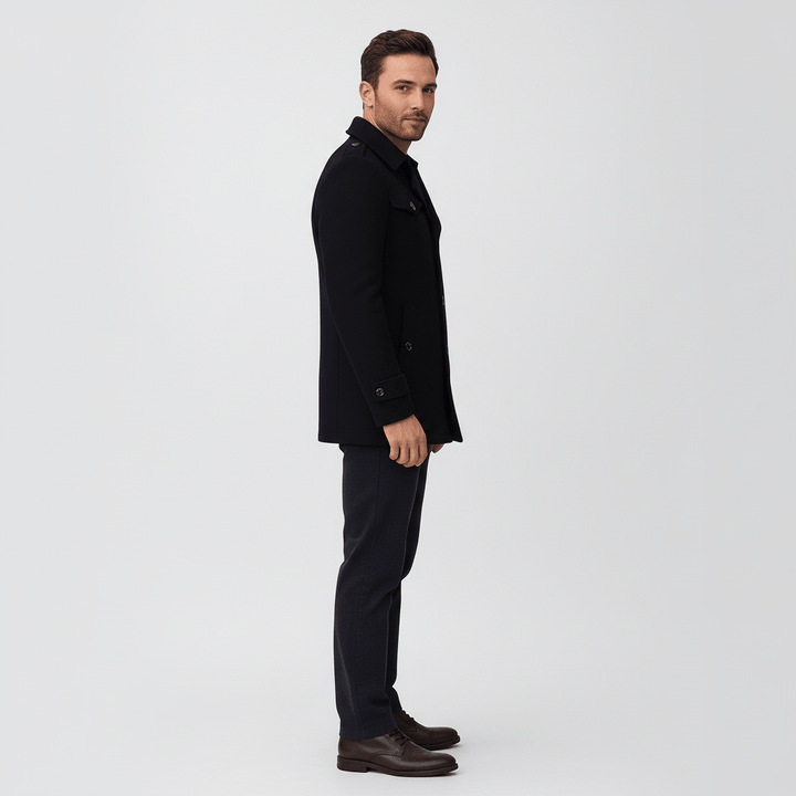 Montclair Men's Mid Length Trench Coat