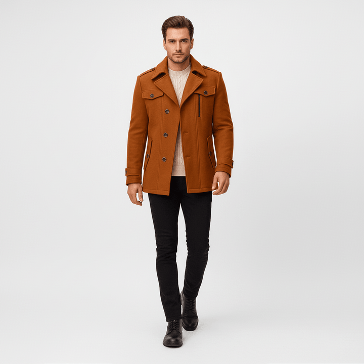 Montclair Men's Mid Length Trench Coat