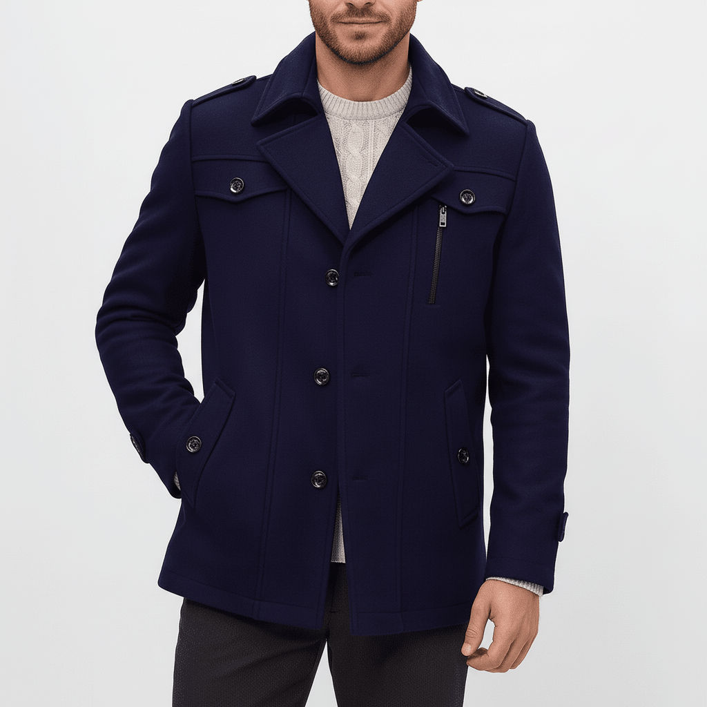 Montclair Men's Mid Length Trench Coat