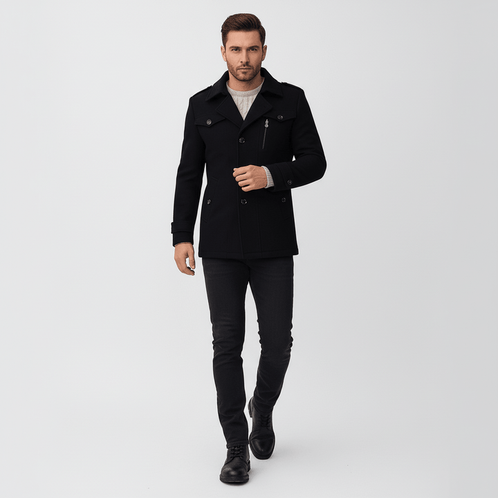 Montclair Men's Mid Length Trench Coat