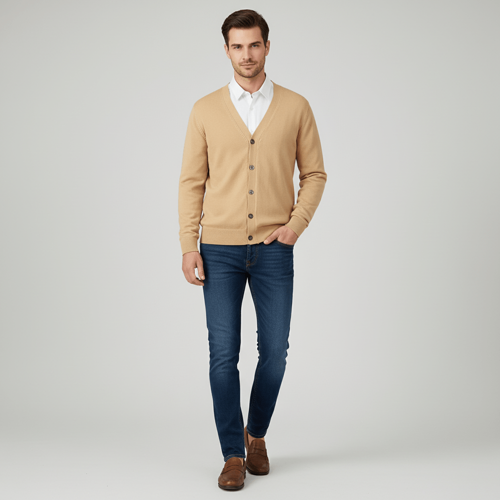 Montwell Soft Cashmere Wool Sweater Cardigan