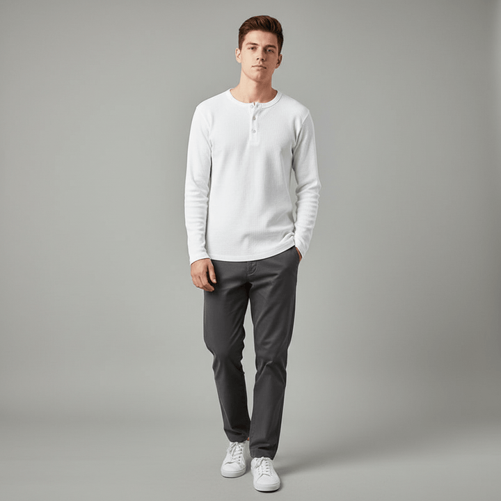 Orrinwear Waffle Knit Henley