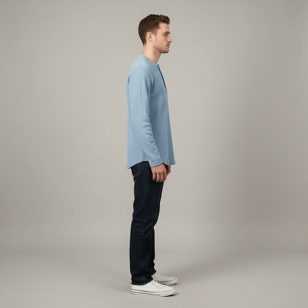 Orrinwear Waffle Knit Henley