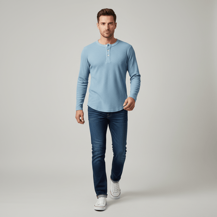 Orrinwear Waffle Knit Henley