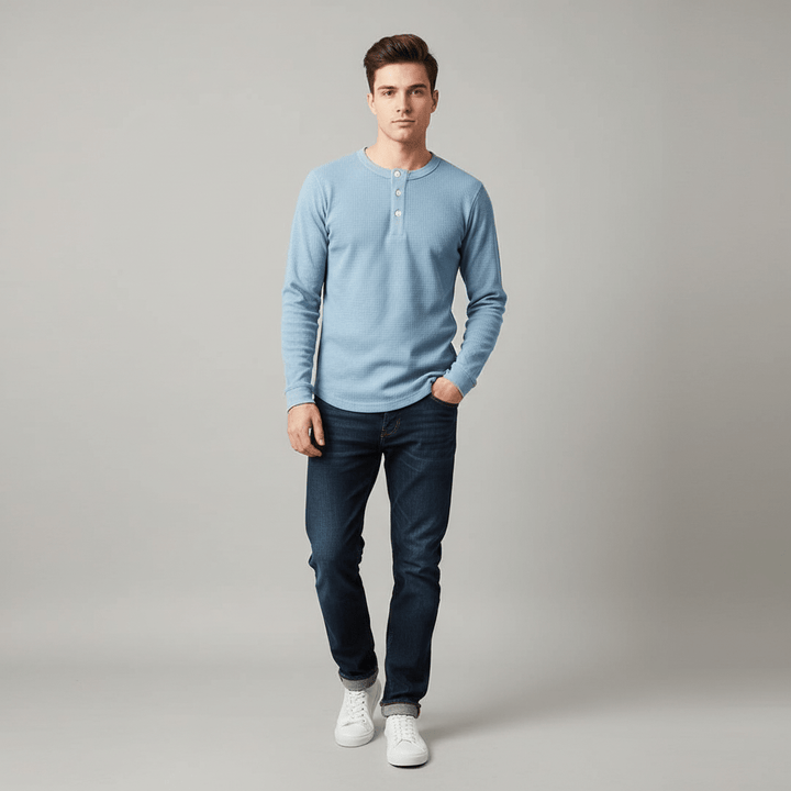 Orrinwear Waffle Knit Henley