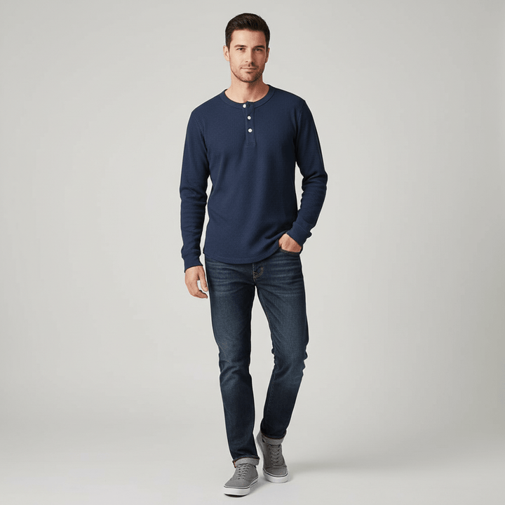 Orrinwear Waffle Knit Henley