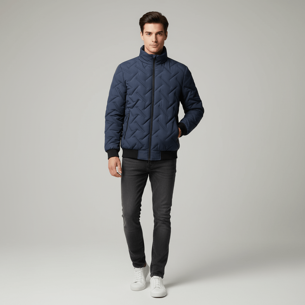 Rovik Men’s Quilted Winter Jacket